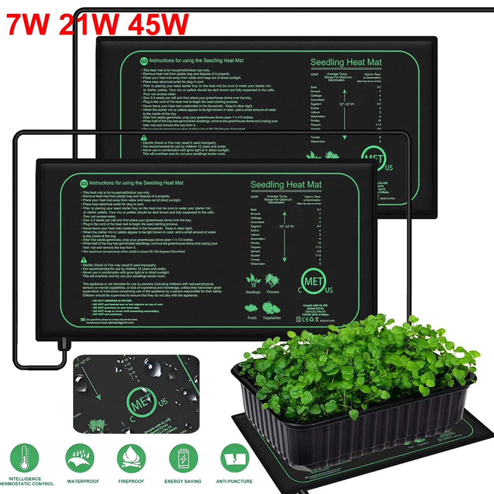 Heat Mat Seedling - 10/25/50CM Fide Isıtma Matı İç Mekan