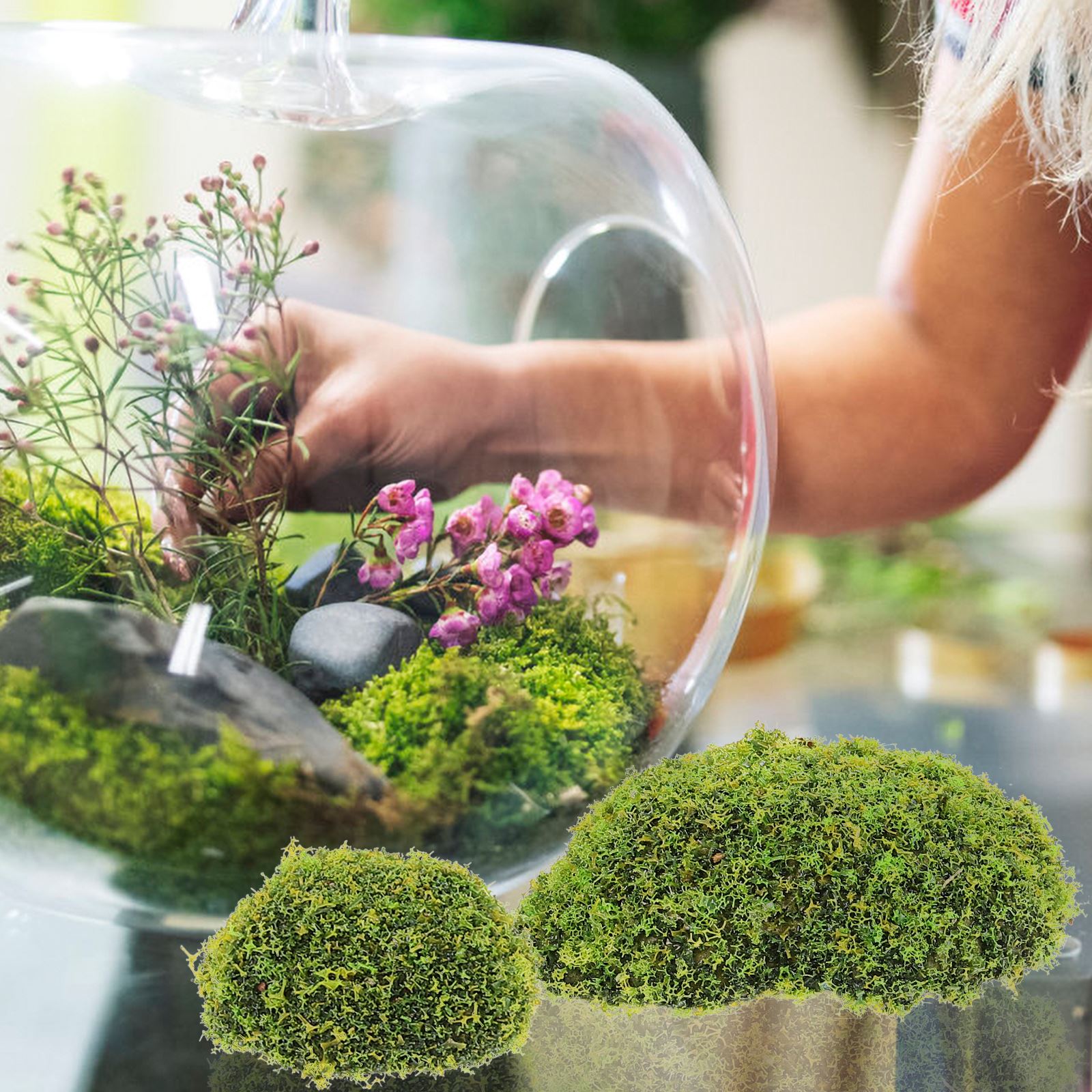 12 adet Yapay Yosun Kayalar Sa - Sphagnum Moss Dry incelemesi ve fiyatı