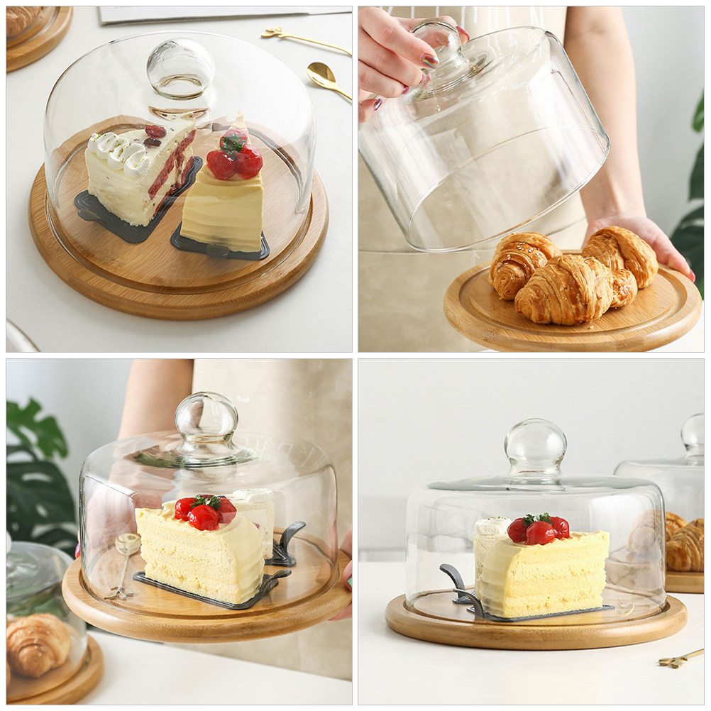18 cm Şeffaf Cam Tatlı Kubbesi - Plastic Dome Clear incelemesi ve fiyatı
